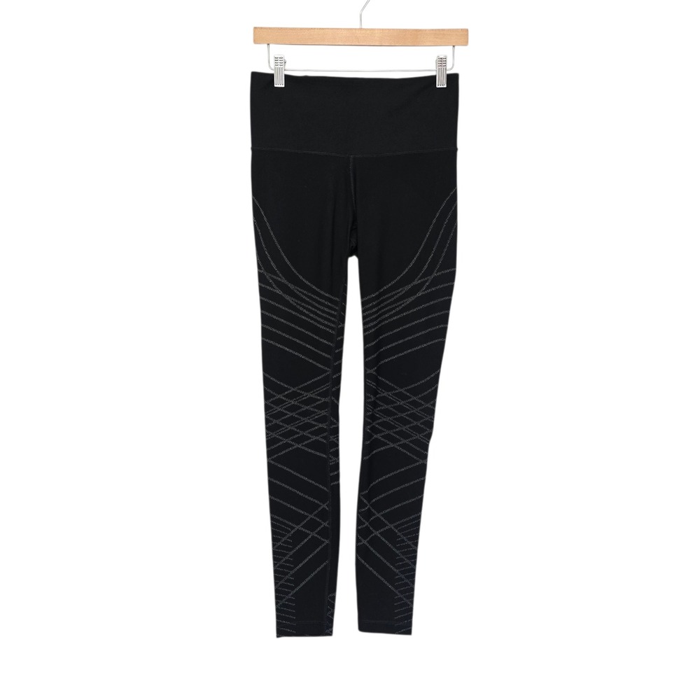 Lululemon Mapped Out High-Rise Tight 28" Black Asphalt Grey Leggings Womens 8